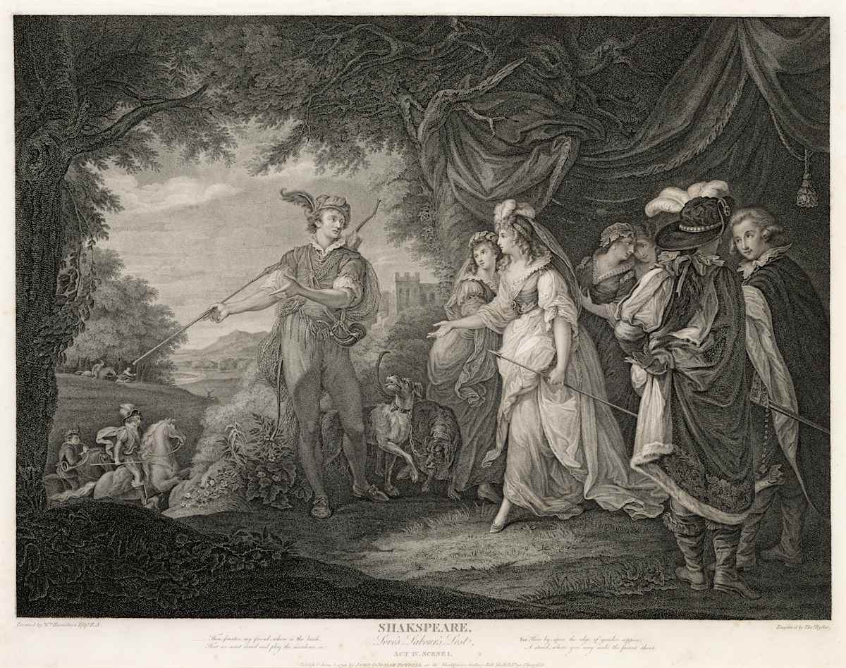 Dramatic Works of Shakespeare - Love's Labor's Lost by John Boydell 