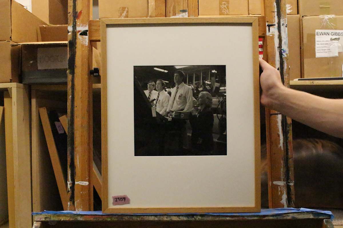 Inspecting New Run, Delta 4 by Roger Manley, Image 1.