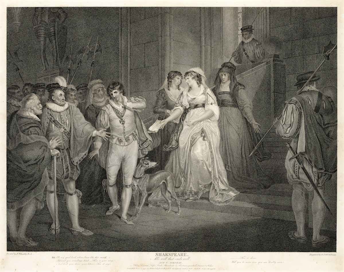 Dramatic Works of Shakespeare - All's Well that Ends Well by John Boydell 