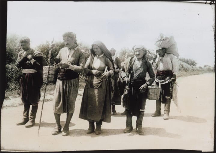 Villagers Returning from the Fields, from "Unspoiled Cyprus" by Unknown, Image 1.