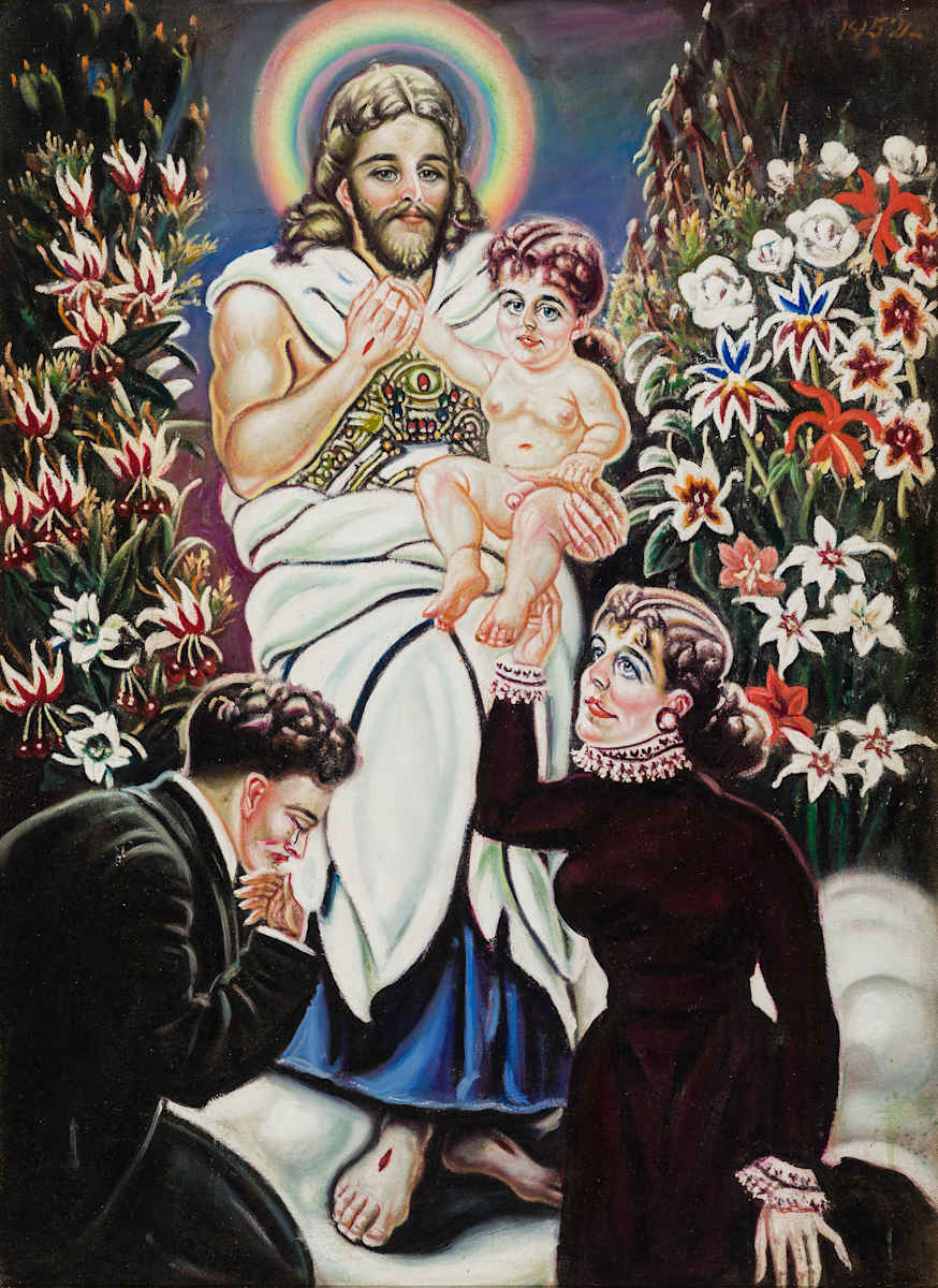 Christ Blesses the Child by McKendree Robbins Long, Image 1.