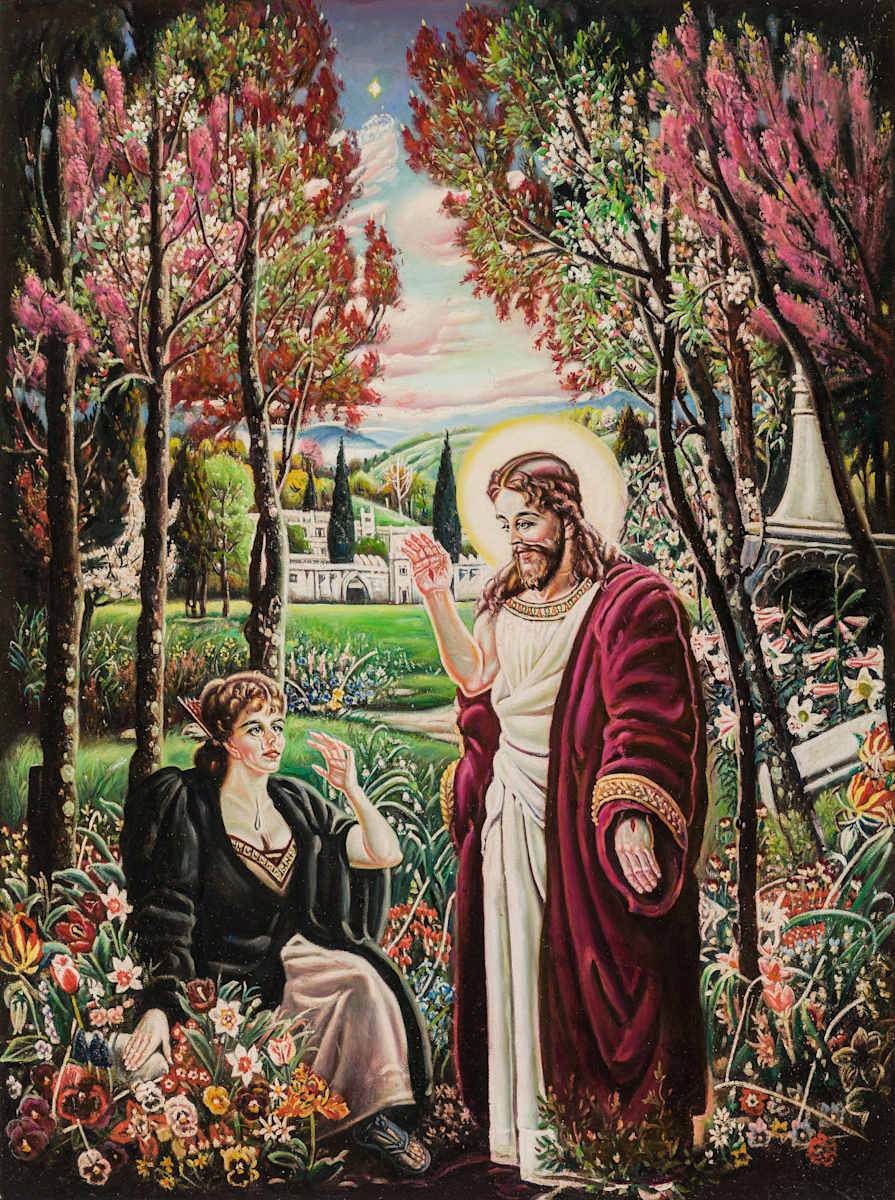 Jesus Appears to Mary Magdalene by McKendree Robbins Long, Image 1.