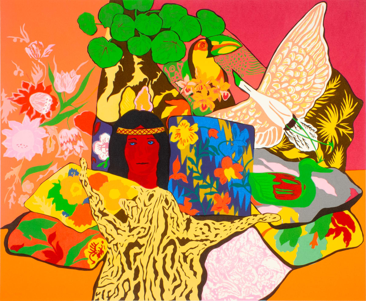 Pillow Jungle by Hunt Slonem, Image 1.