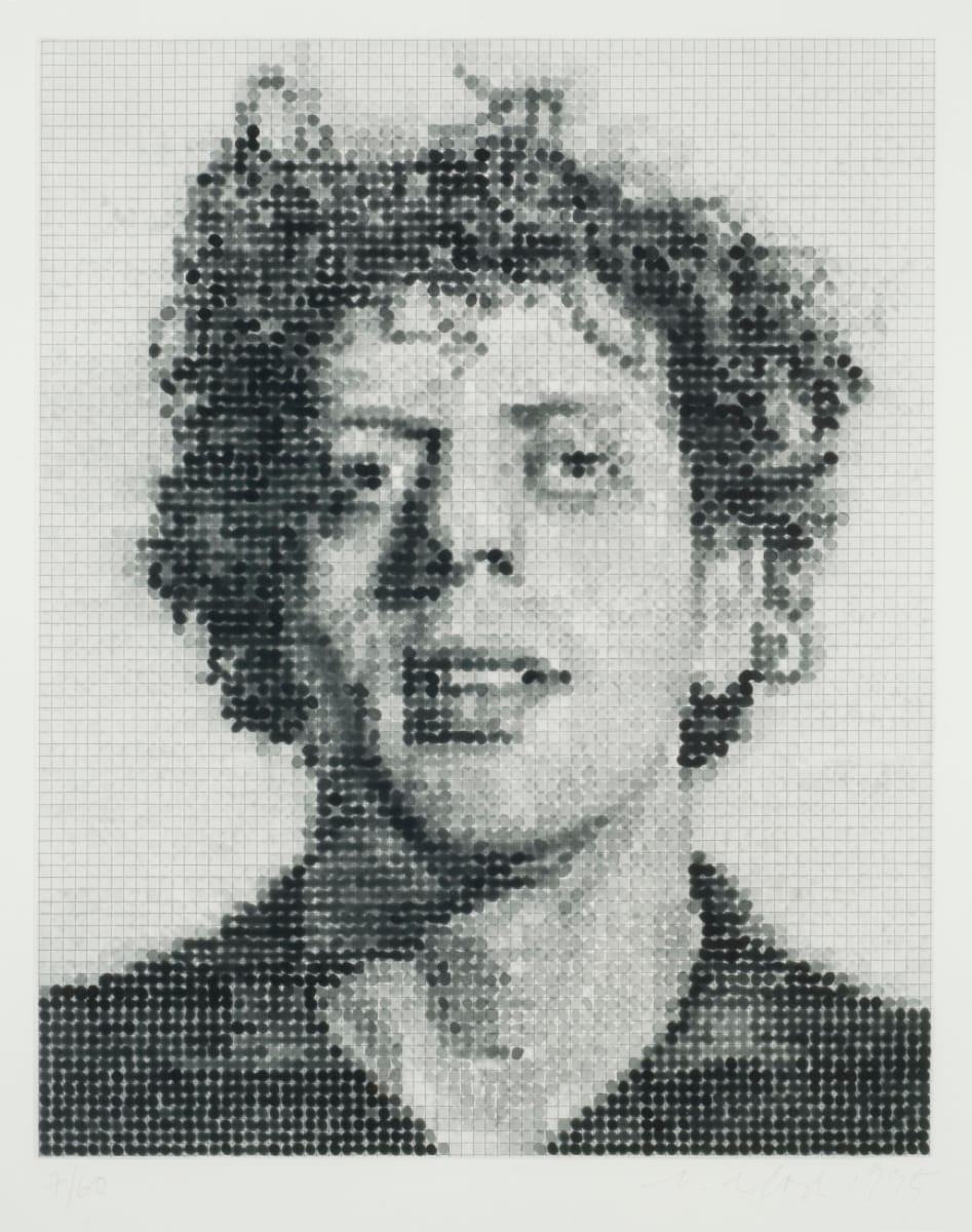 Phil/Spitbite by Chuck Close, Image 1.
