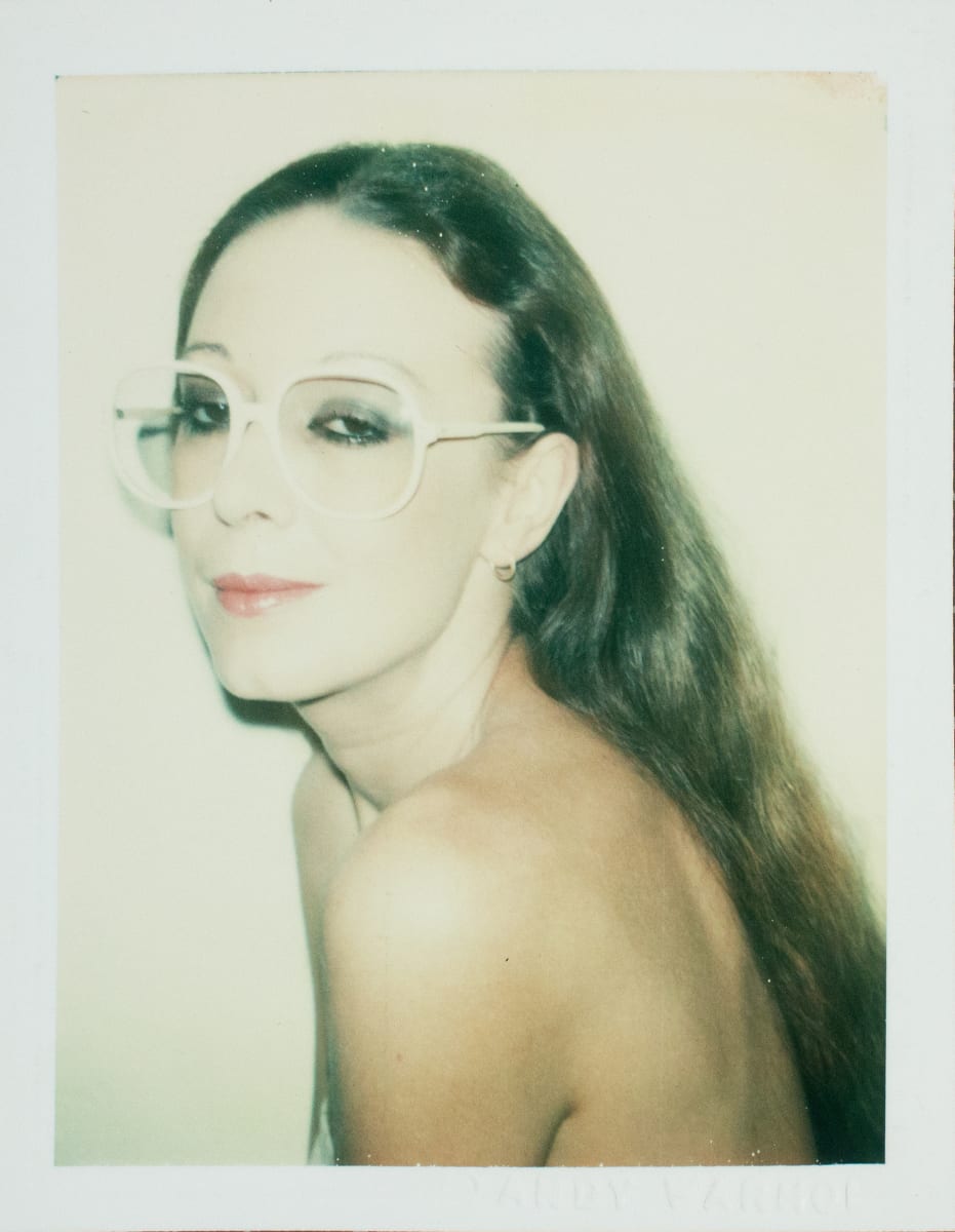 Unidentified Woman (White Glasses) by Andy Warhol 