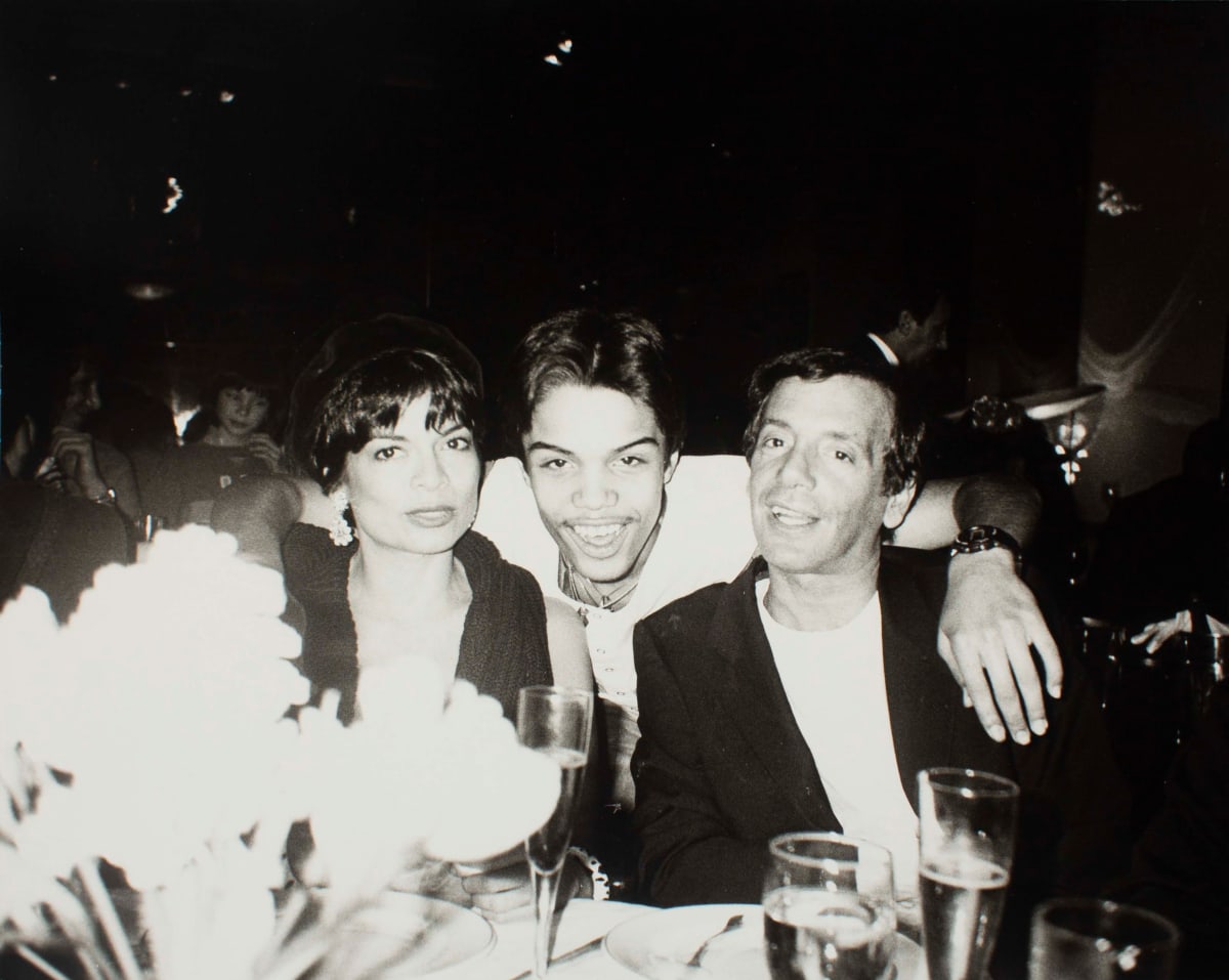 Bianca Jagger, Steve Rubell, and Unidentified Man by Andy Warhol 