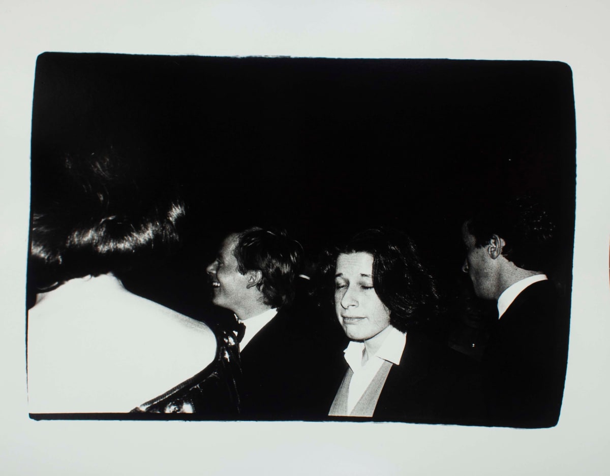 Fran Lebowitz, Unidentified Woman, and Unidentified Man by Andy Warhol 
