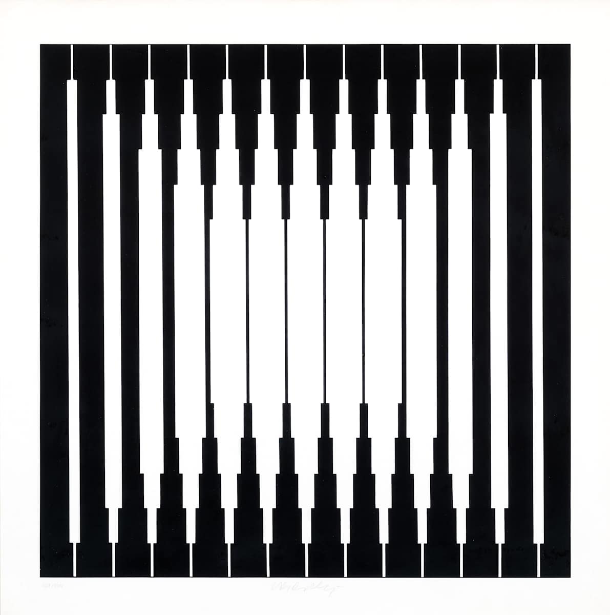 White Square by Victor Vasarely, Image 1.