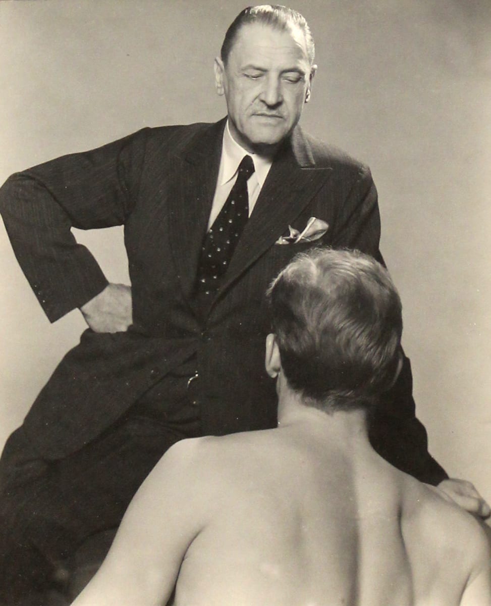 W. Somerset Maugham and Robert Bishop by George Platt Lynes 