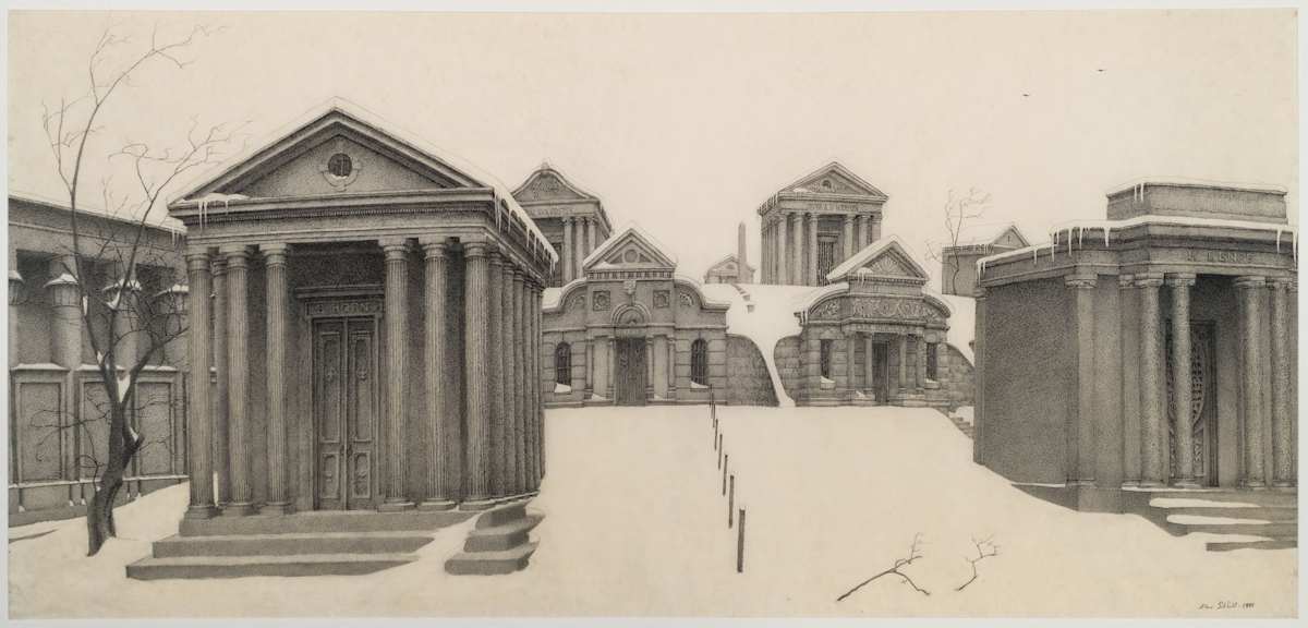 Philadelphia Cemetery by David Schofield, Image 1.