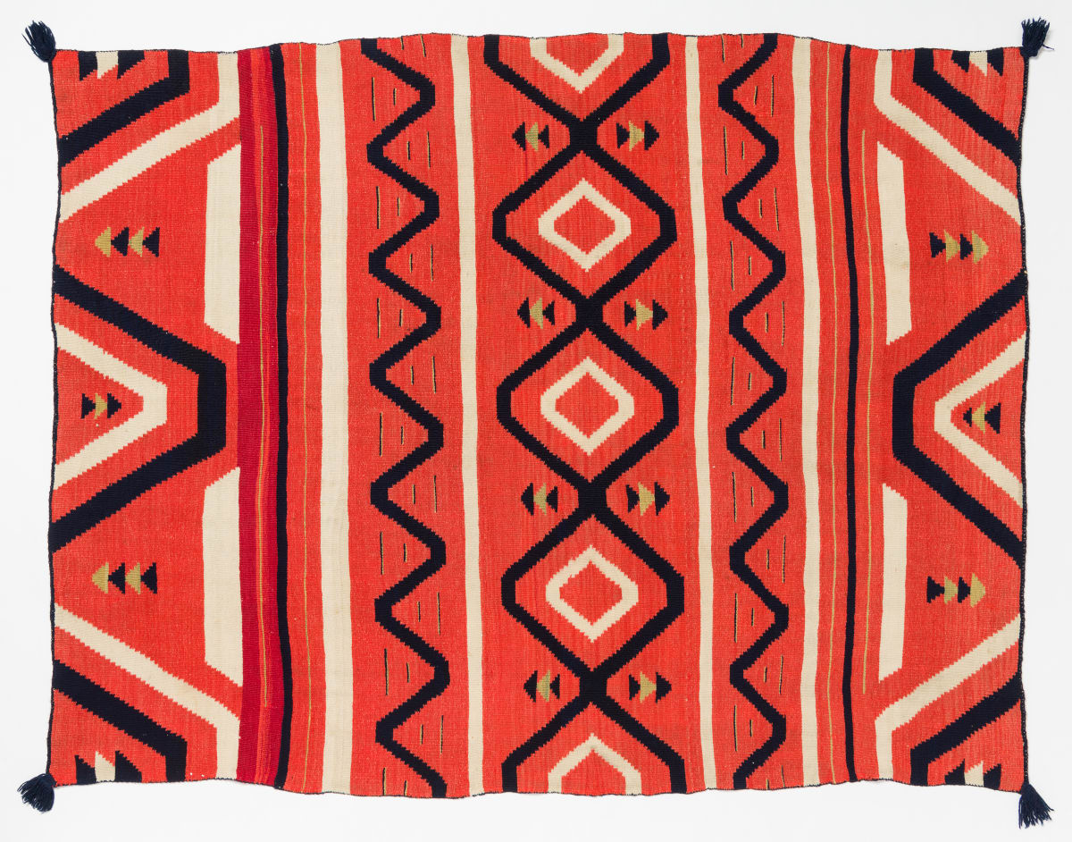 Navajo Late Classic Serape by Unknown 