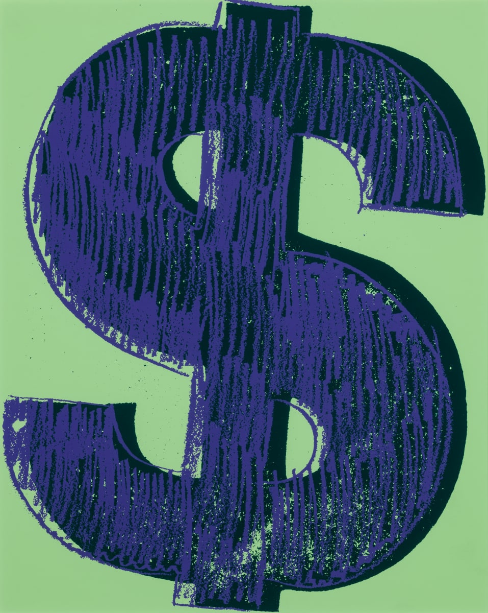 Dollar Sign by Andy Warhol 