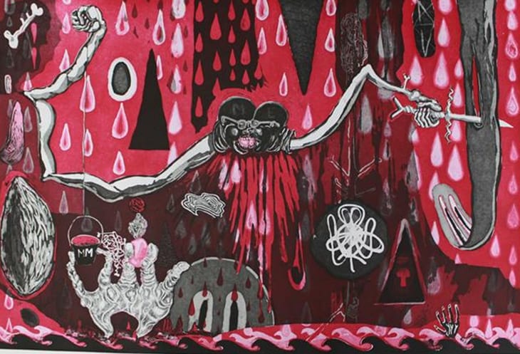 A Sweet Hell by Trenton Doyle Hancock, Image 1.