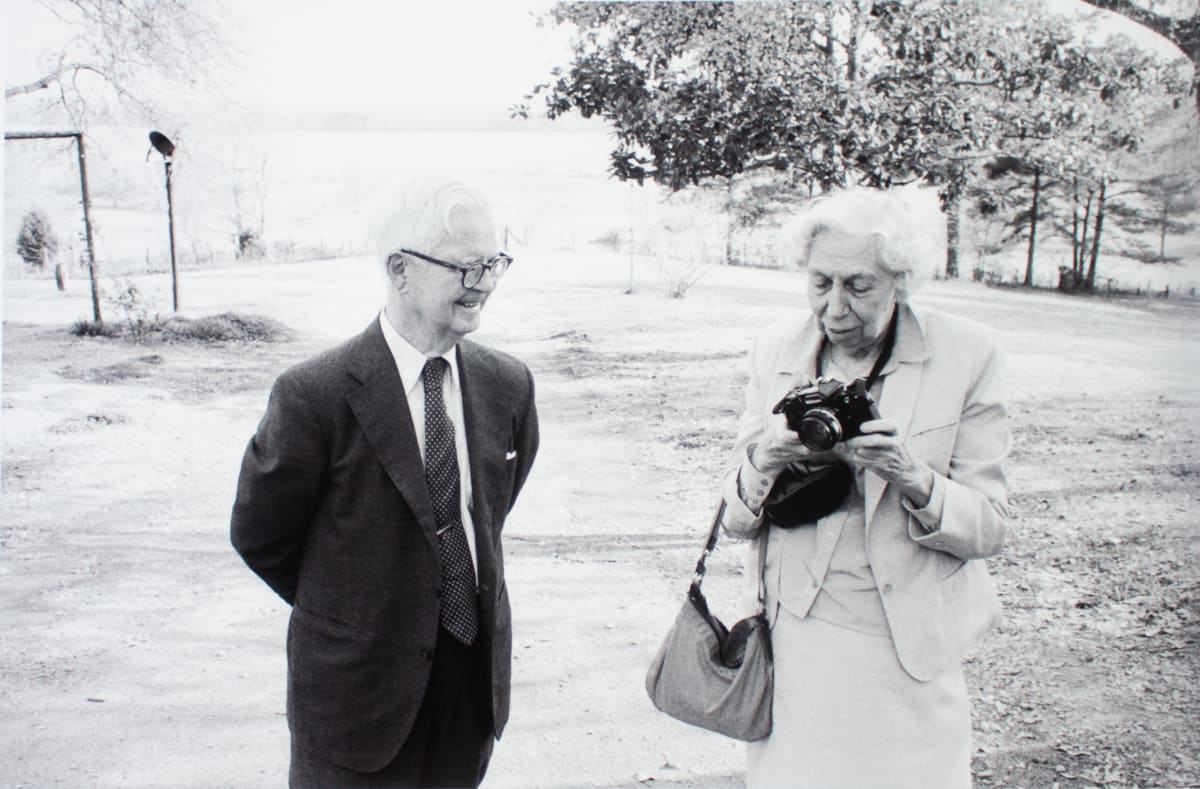 Cleanth Brooks and Eudora Welty, Rose Hill, Miss. by William R. Ferris, Image 1.