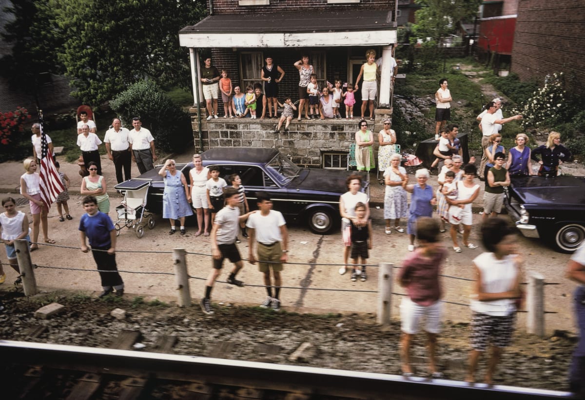 RFK Funeral Train, 1968 (FUP1968010K052) by Paul Fusco 