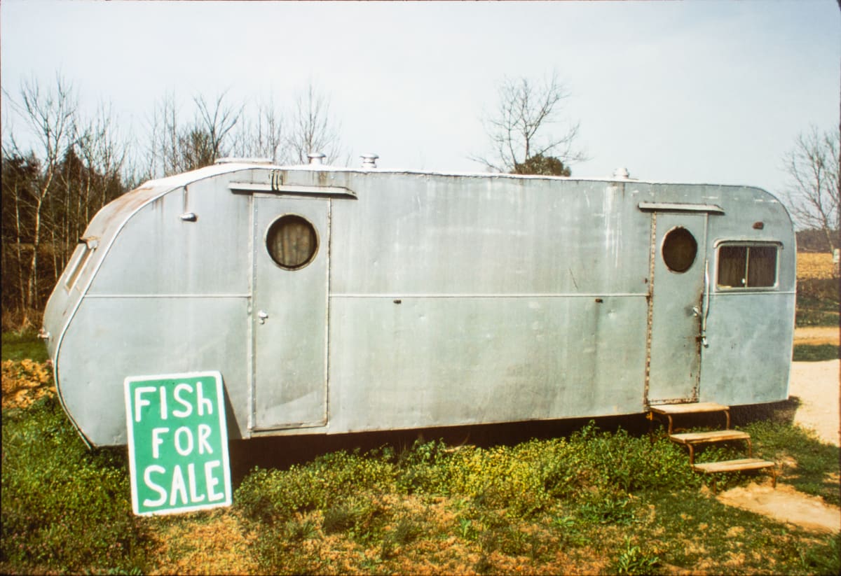 Roadside trailer, Highway 61, north of Vicksburg, Mississippi, March 1977 by William R. Ferris 