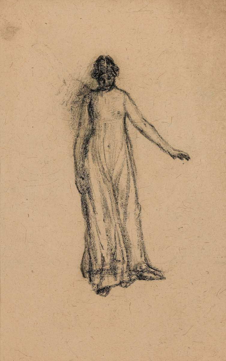 Woman Standing by Arthur Bowen Davies, Image 1.