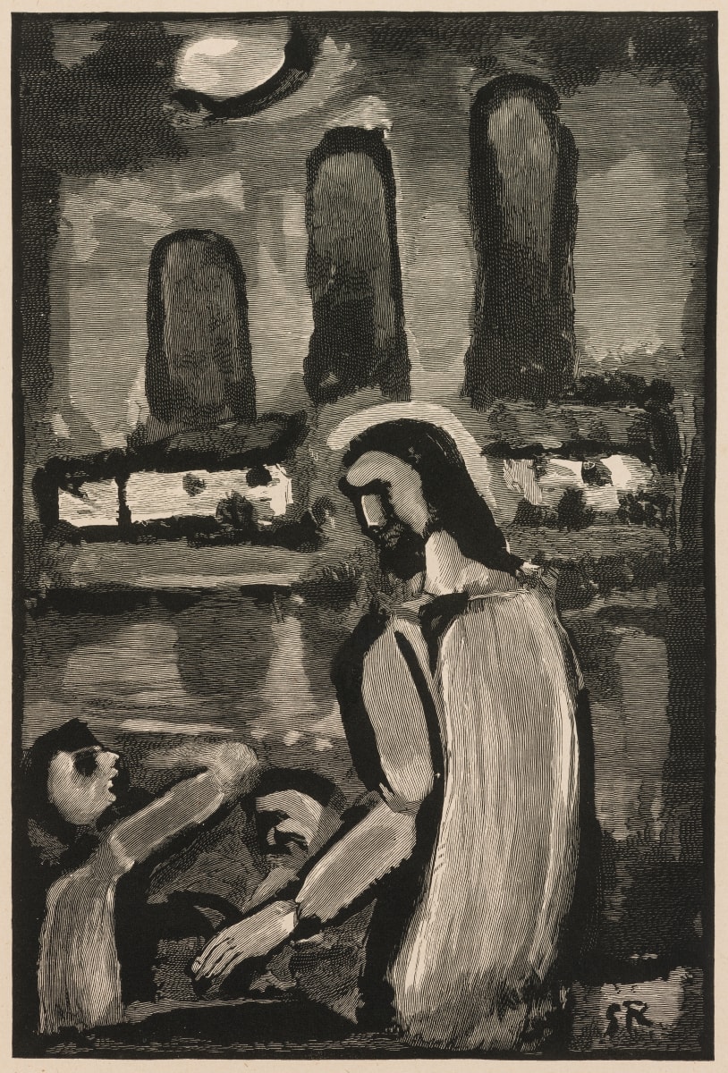 Christ and Disciples #2 by Georges Rouault 