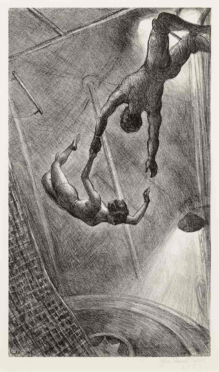 The Missed Leap by John Steuart Curry, Image 1.