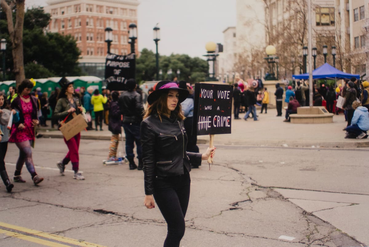 Untitled (San Francisco Women’s March, 2017) by Alvin C. Jacobs 