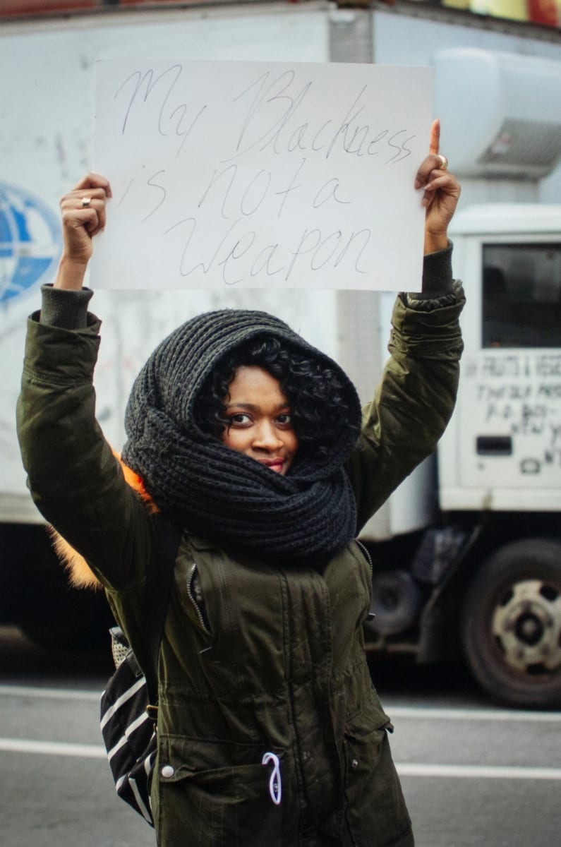 Untitled (March of Millions, Manhattan, December 2014) by Alvin C. Jacobs 