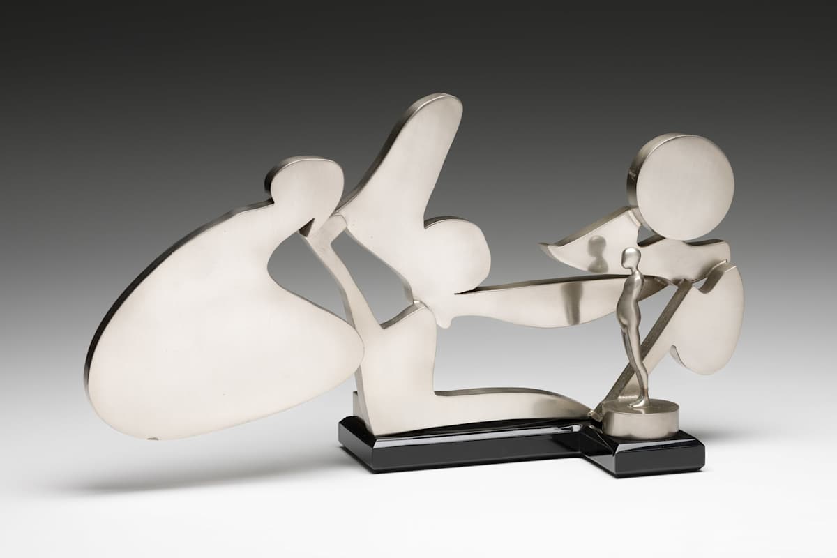 Untitled (Falling Man) by Ernest Trova, Image 1.