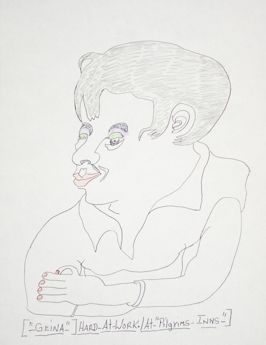 Geina Hart at Work by Gene Merritt, Image 1.