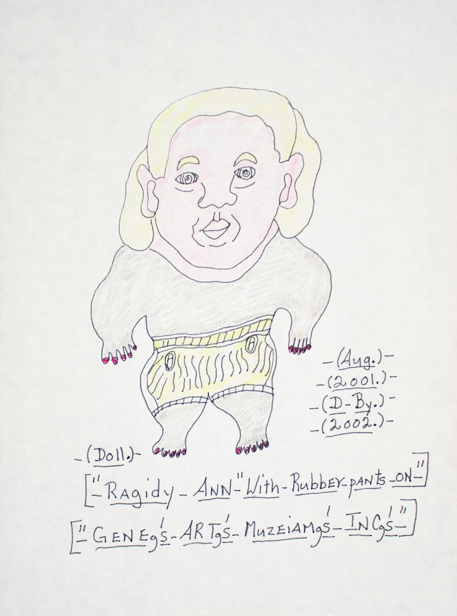 Ragidy Anne with Rubber Pants On, 2001-2002 by Gene Merritt, Image 1.