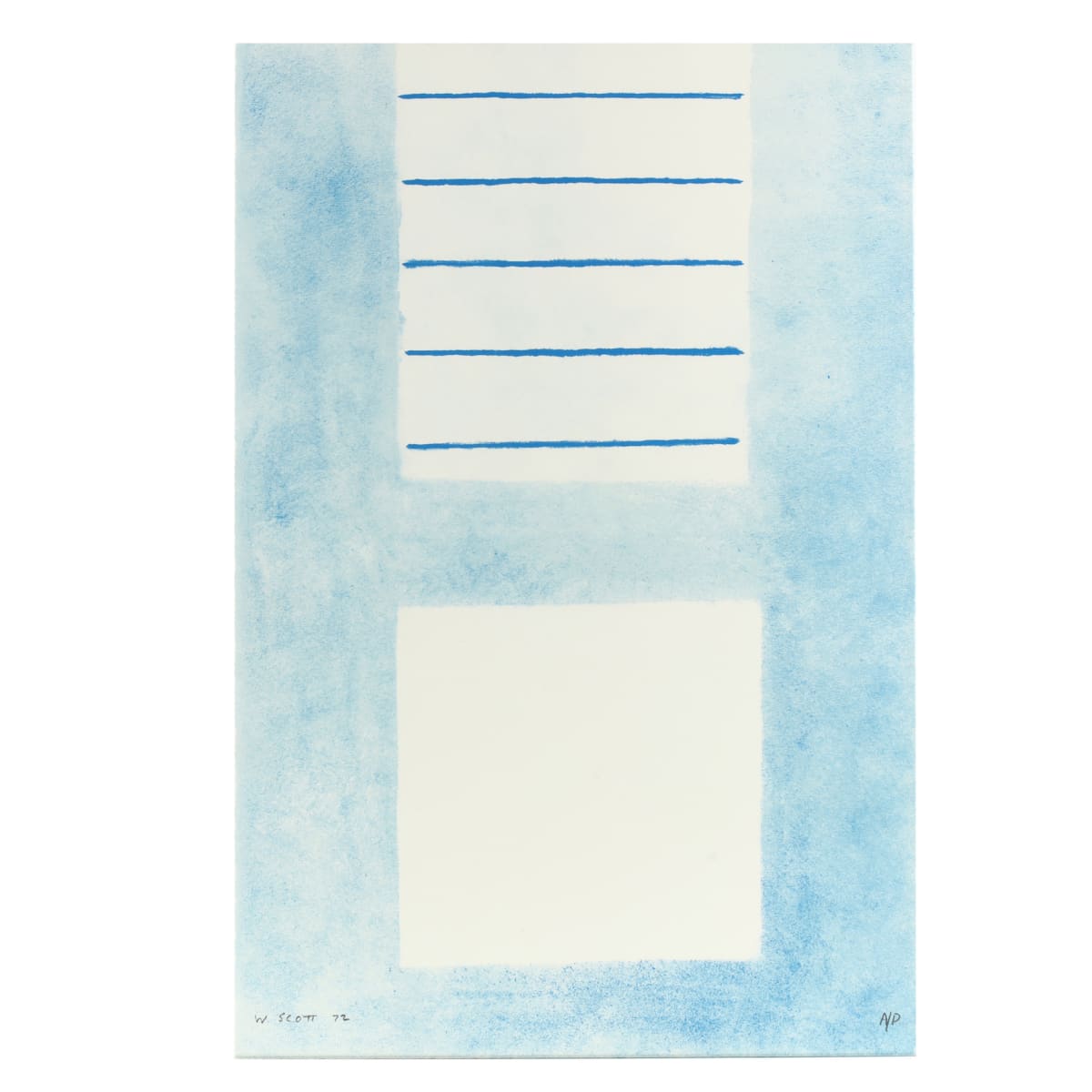 Fire on the Rectangle by William Scott, Image 1.