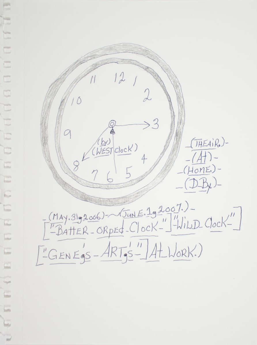 Batter Orped Clock, 2006-2007 by Gene Merritt 