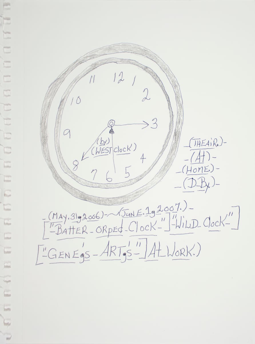 Batter Orped Clock, 2006-2007 by Gene Merritt, Image 1.