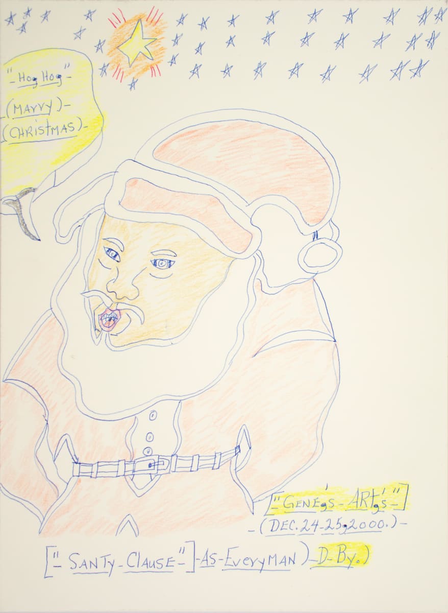 Santy Clause As Everyman, 2000 by Gene Merritt, Image 1.
