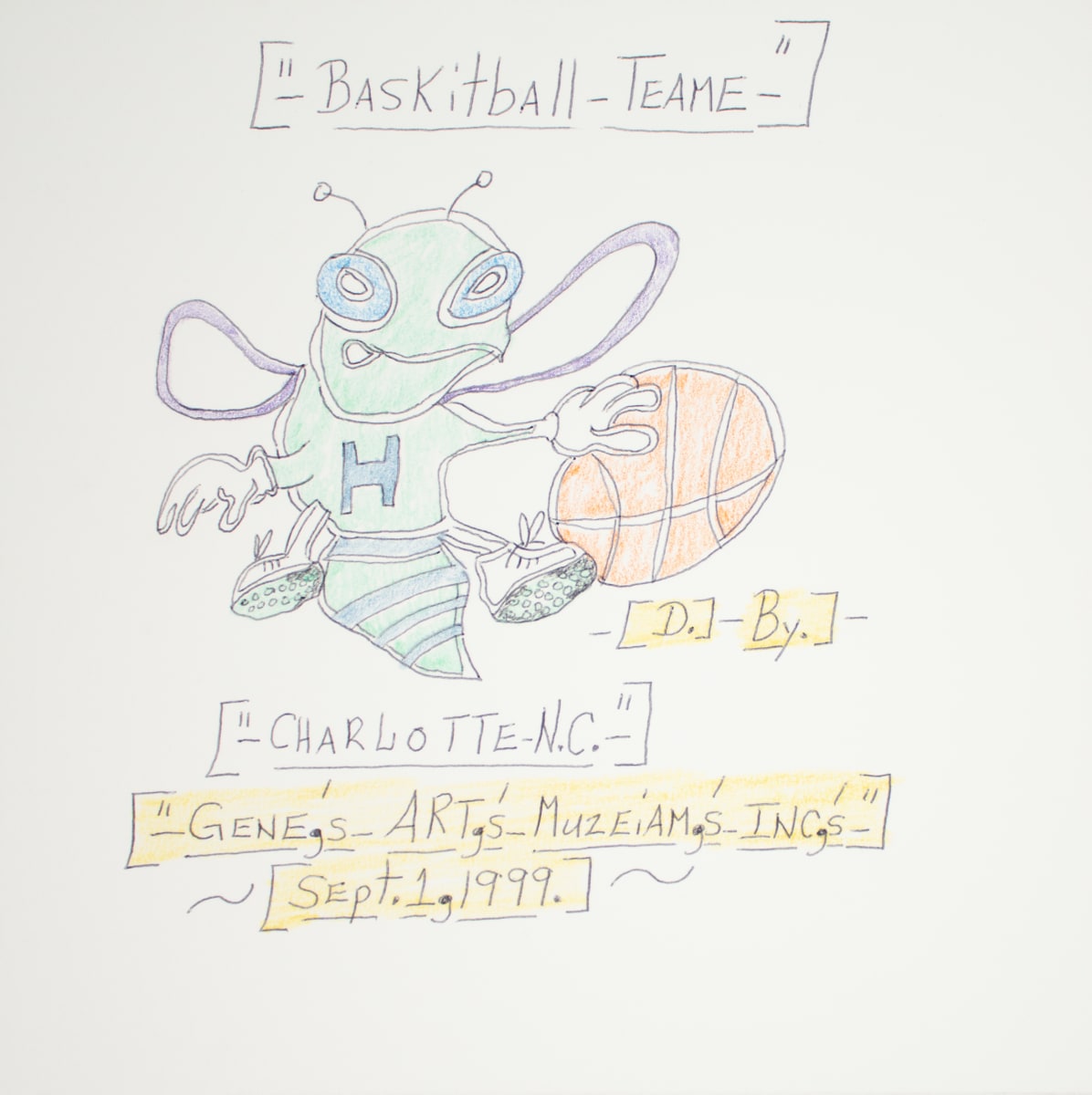 Baskitball Teame, 1999 by Gene Merritt, Image 1.