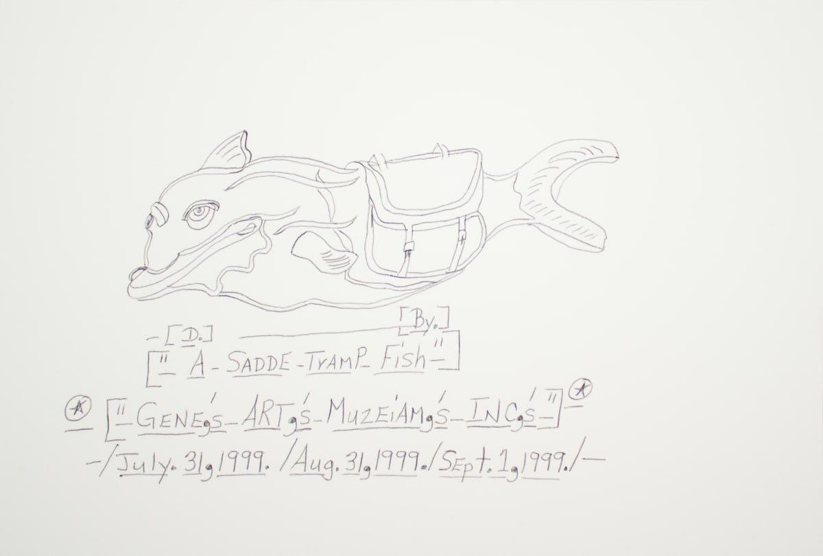 A Sadde Tramp Fish, 1999 by Gene Merritt 
