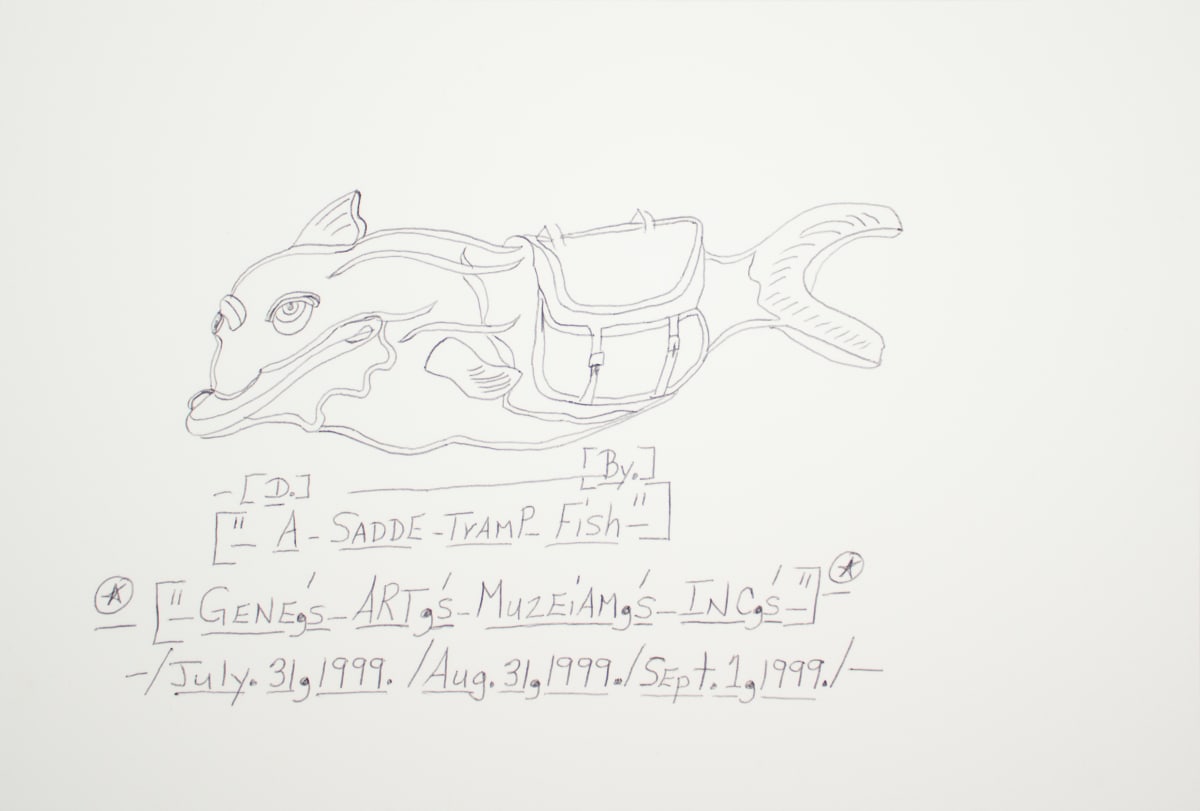 A Sadde Tramp Fish, 1999 by Gene Merritt, Image 1.