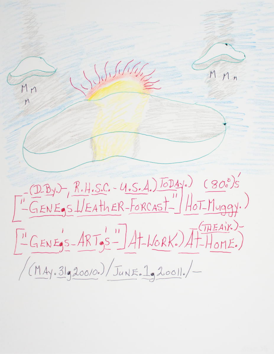 Gene's Weather Forcast, 20010/20011 by Gene Merritt, Image 1.