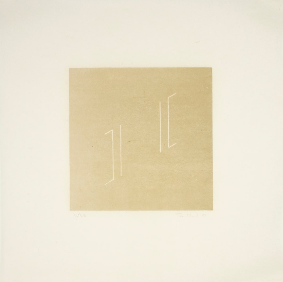 Untitled by Fred Sandback, Image 1.