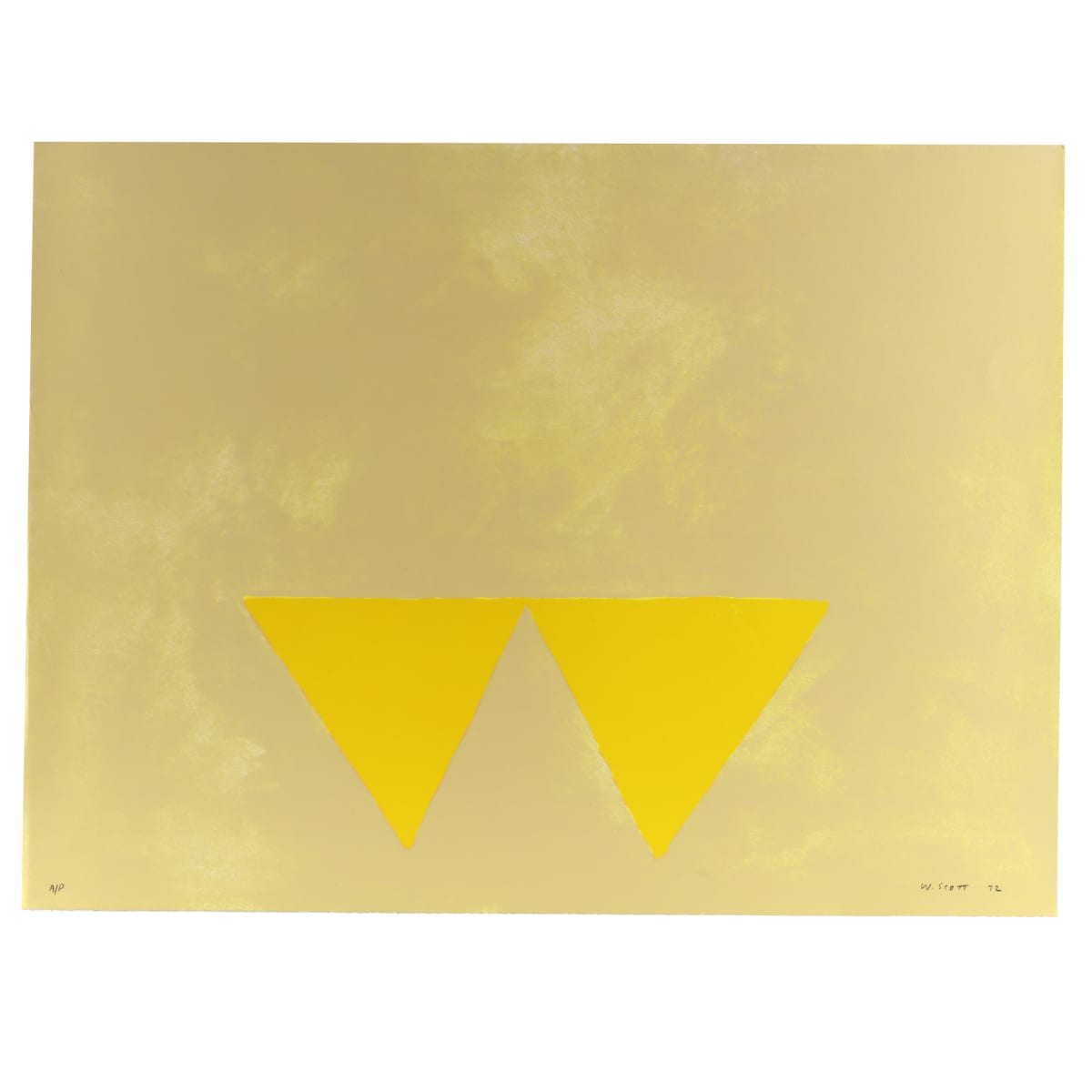 First Triangles by William Scott, Image 1.