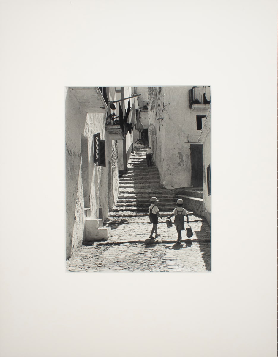 Two Boys on Stairway by Todd Webb, Image 1.
