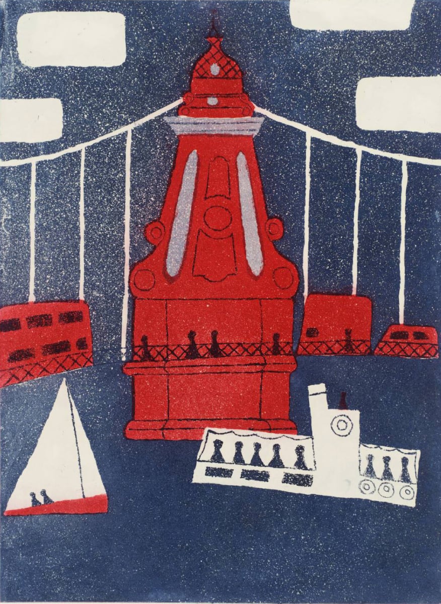 Hammersmith Bridge by Julian Trevelyan 