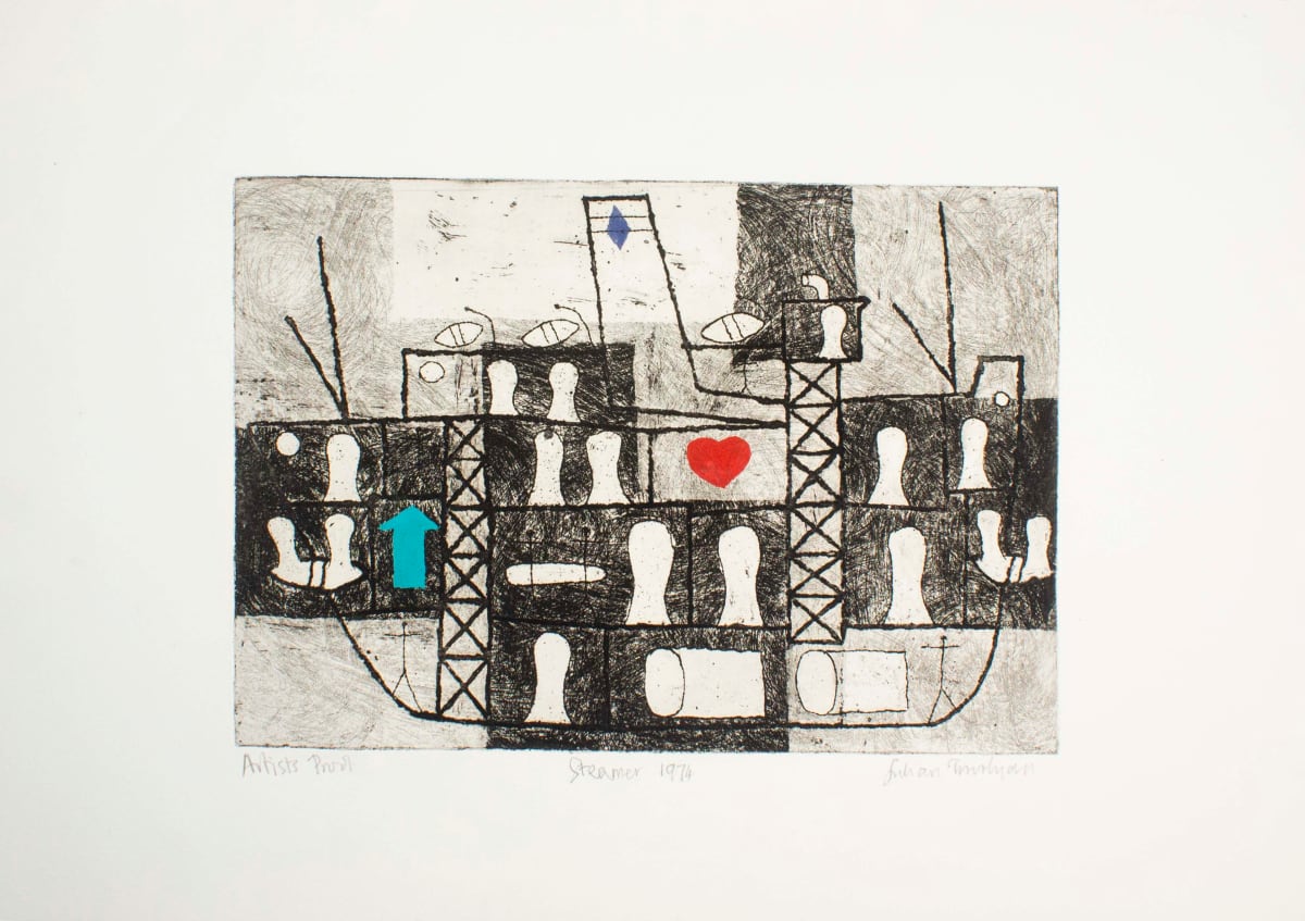 Steamer by Julian Trevelyan, Image 1.