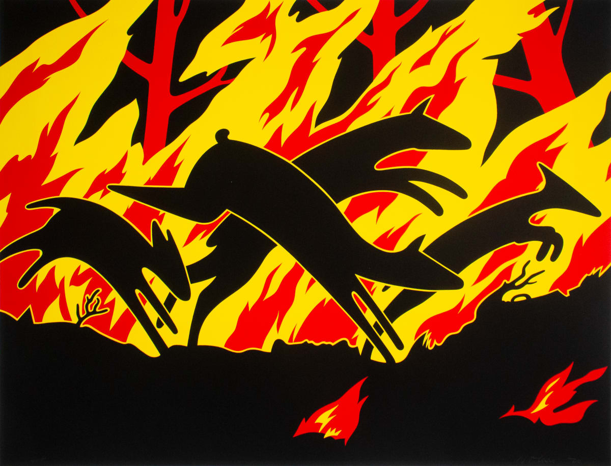 Animals Running Through Fire by Nicholas Monro, Image 1.