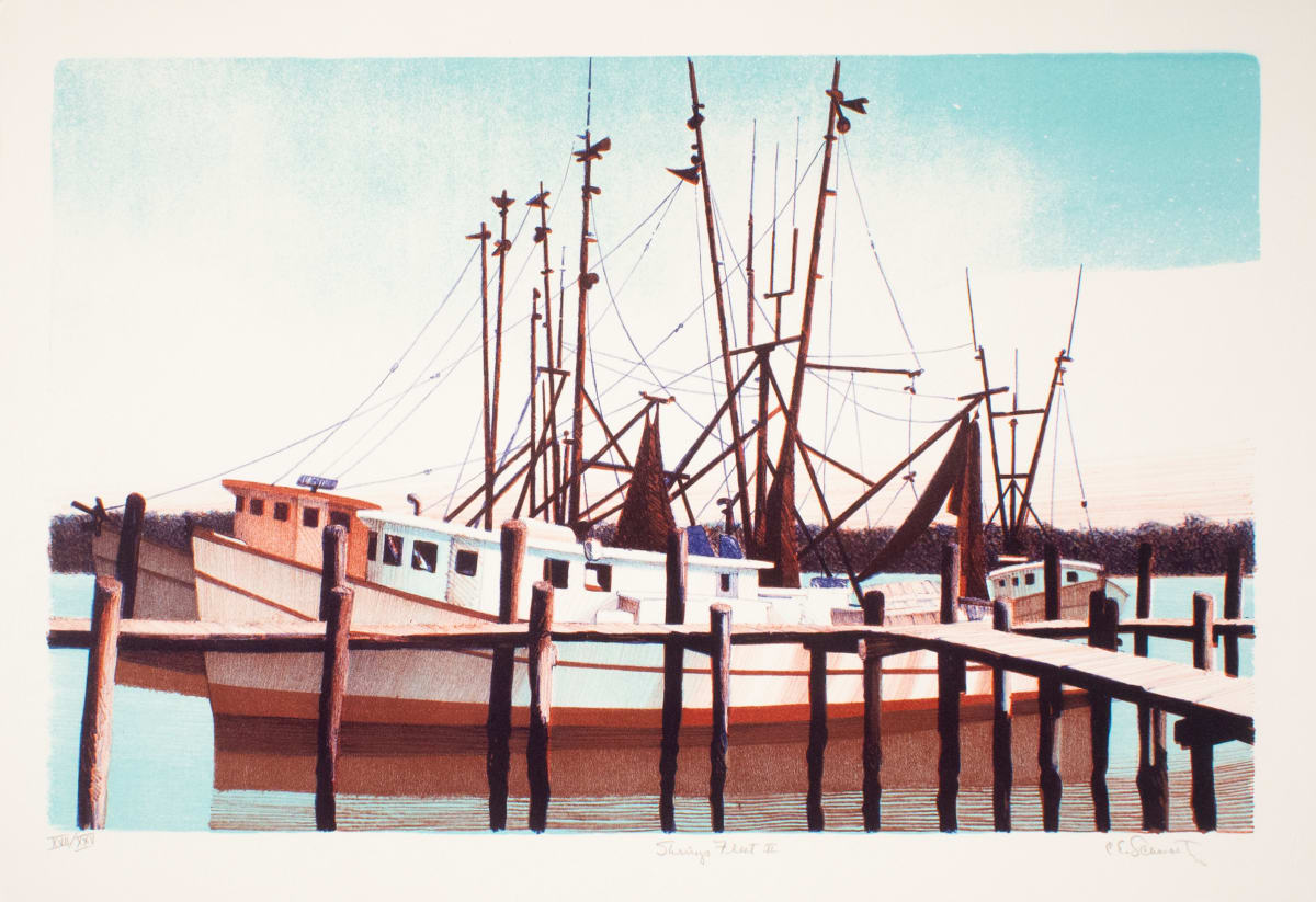 Shrimp Fleet II by Carl Schwartz, Image 1.