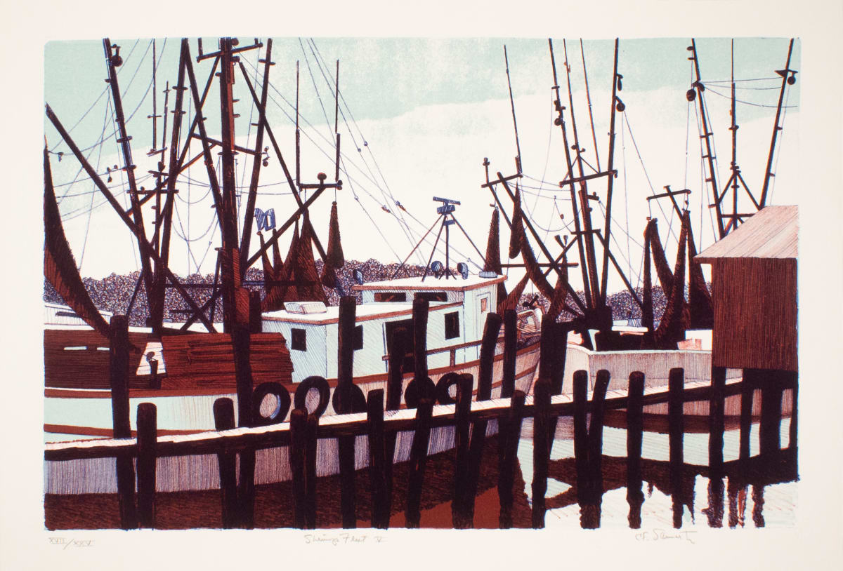Shrimp Fleet V by Carl Schwartz, Image 1.