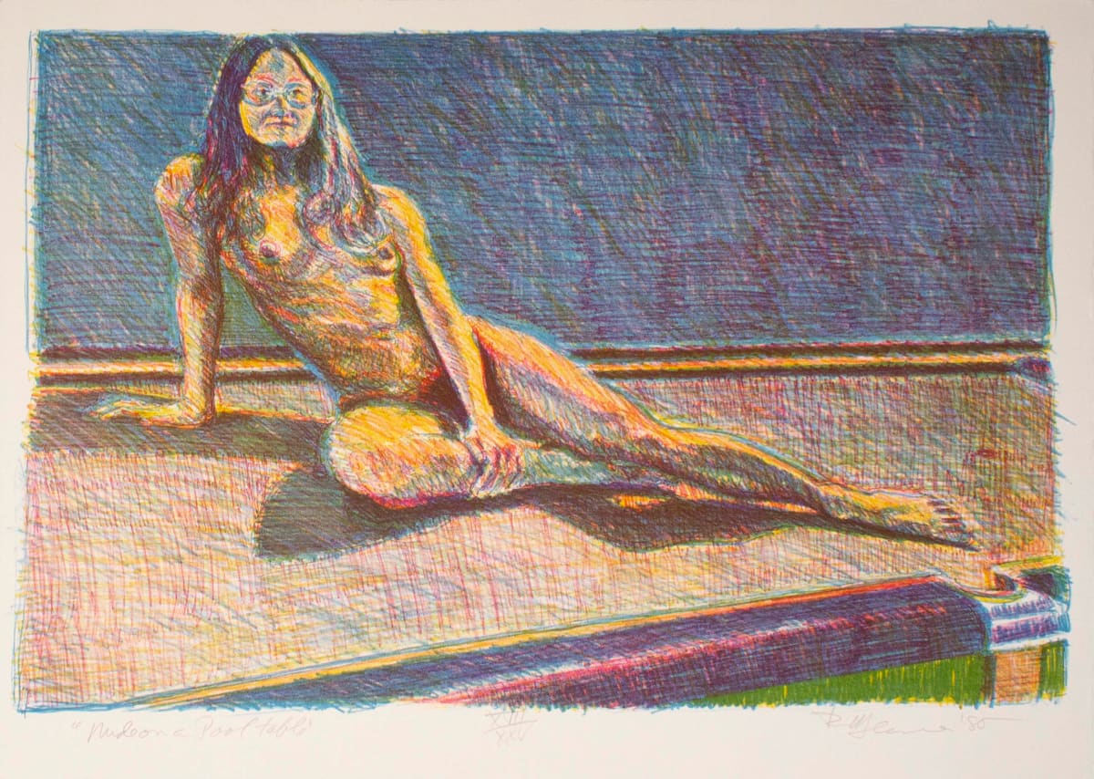 Nude On A Pool Table by Robert Weaver 