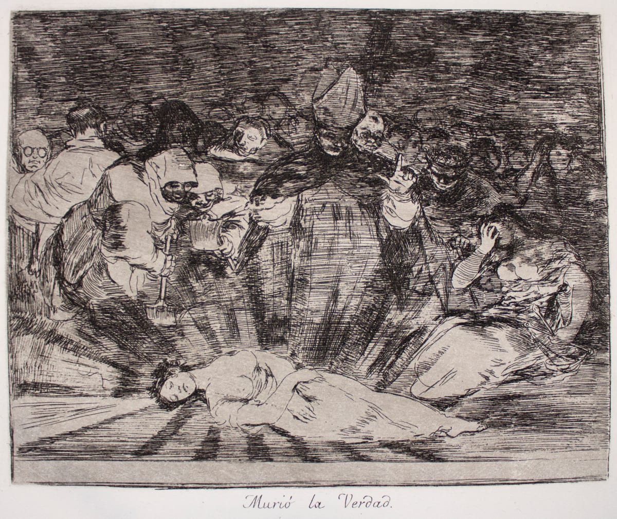 Murió La Verdad by Francisco de Goya 