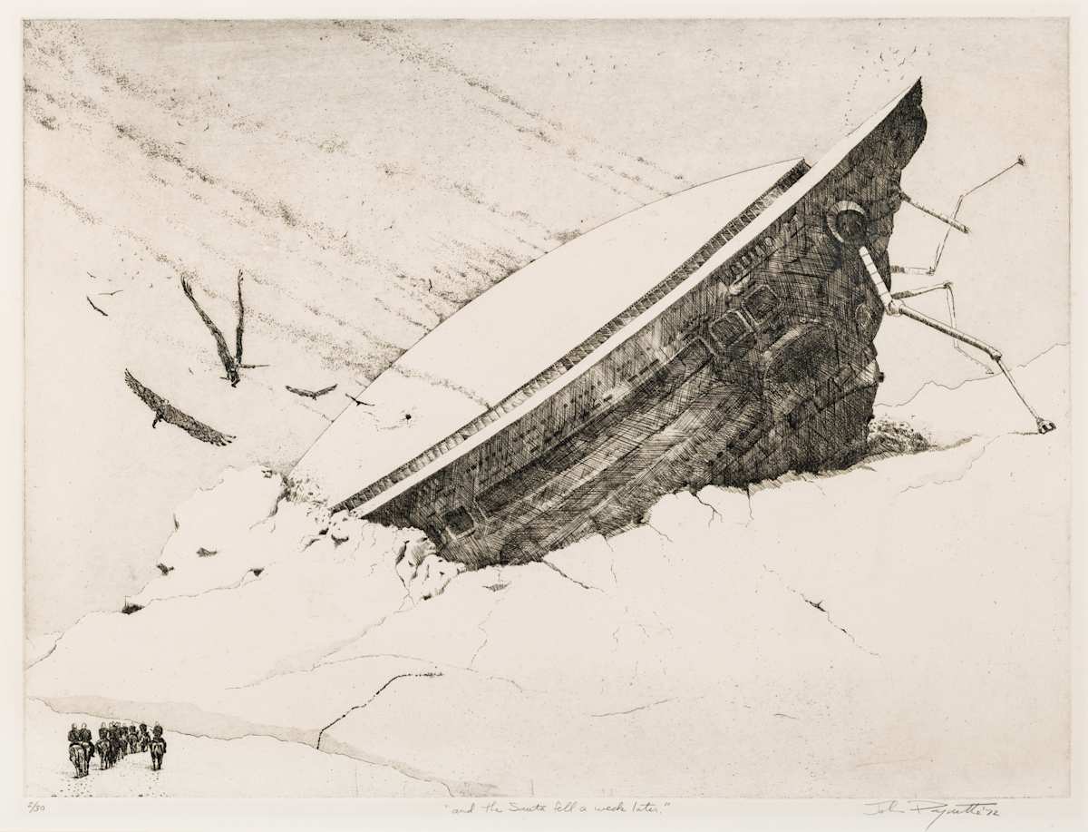 And The Santa Fell A Week Later by John Edward Paquette, Image 1.