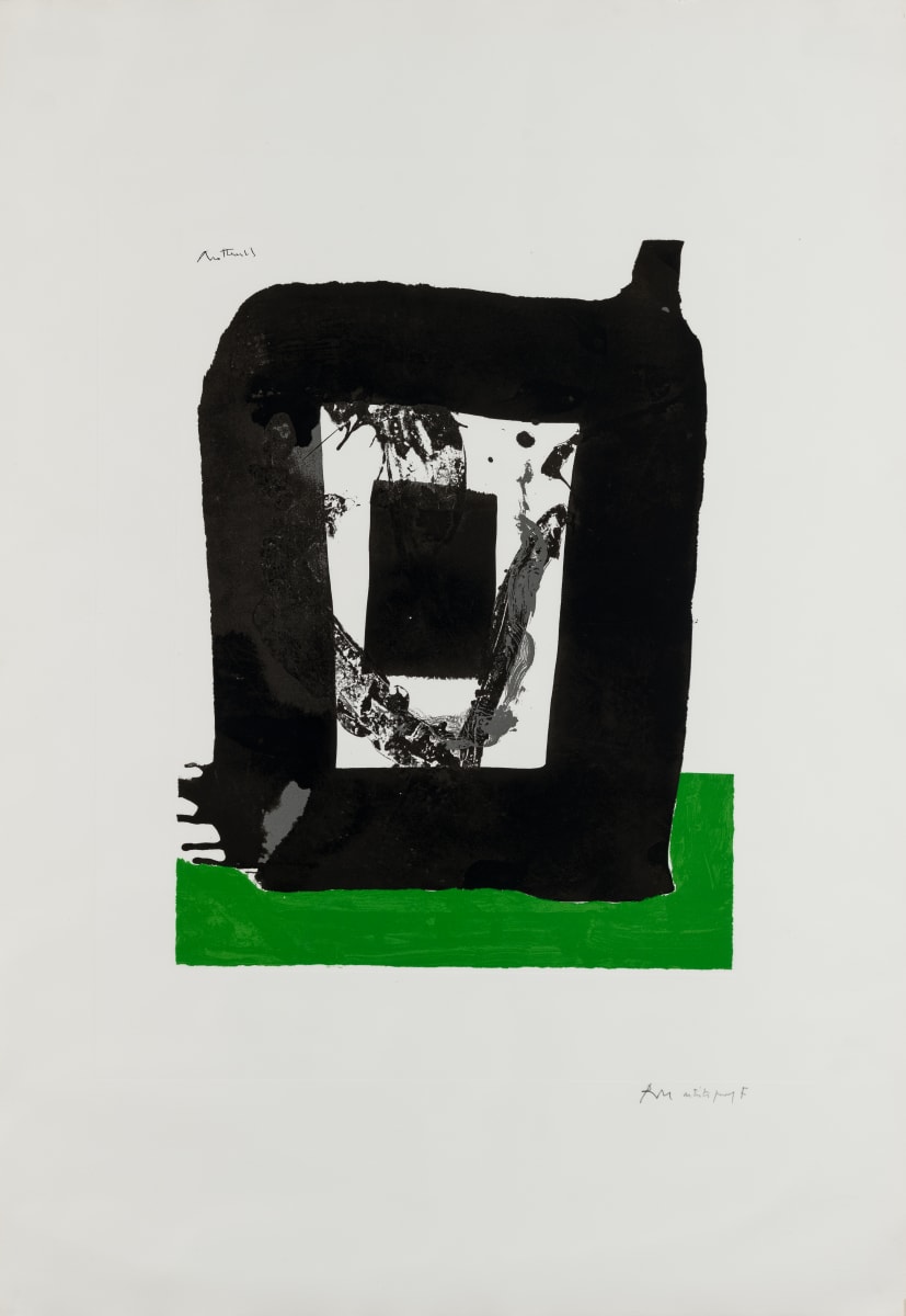 Untitled No. 8, from "The Basque Suite" by Robert Motherwell 