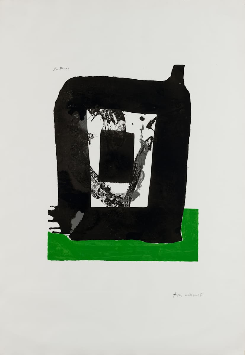 Untitled No. 8, from "The Basque Suite" by Robert Motherwell, Image 1.