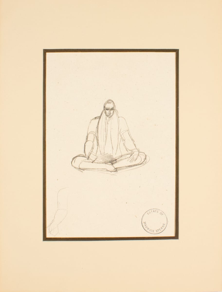 Untitled (Lotus Posture) by Maurice Sterne 